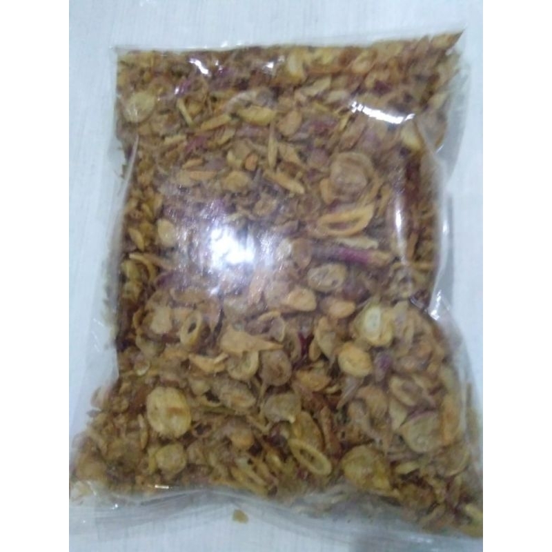 

Bawang Merah Goreng Brebes Grade (B) Wangi,Gurih Dan Renyah 1kg