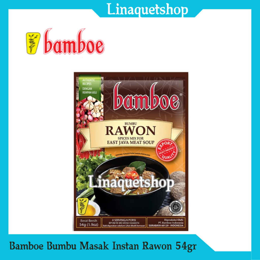 

BAMBOE Bumbu Masak Instan Rawon 54gr