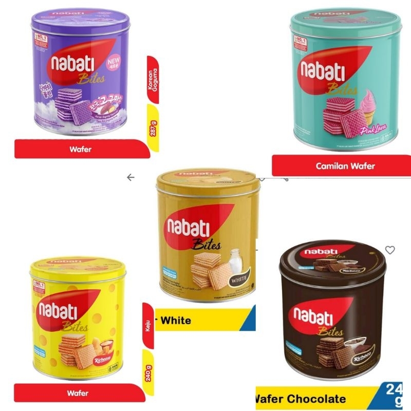 

Wafer Nabati Bites Kaleng