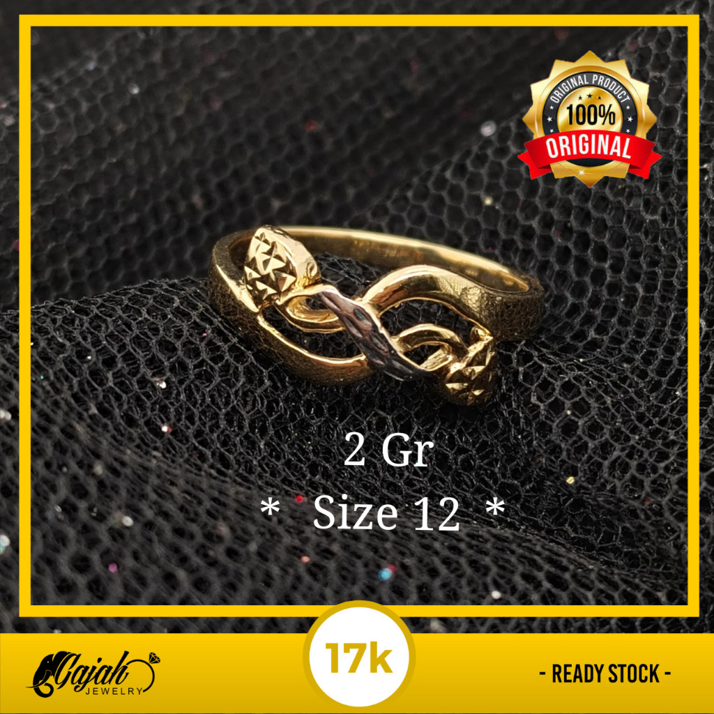 Cincin Emas 17K - 2 Gram 7327