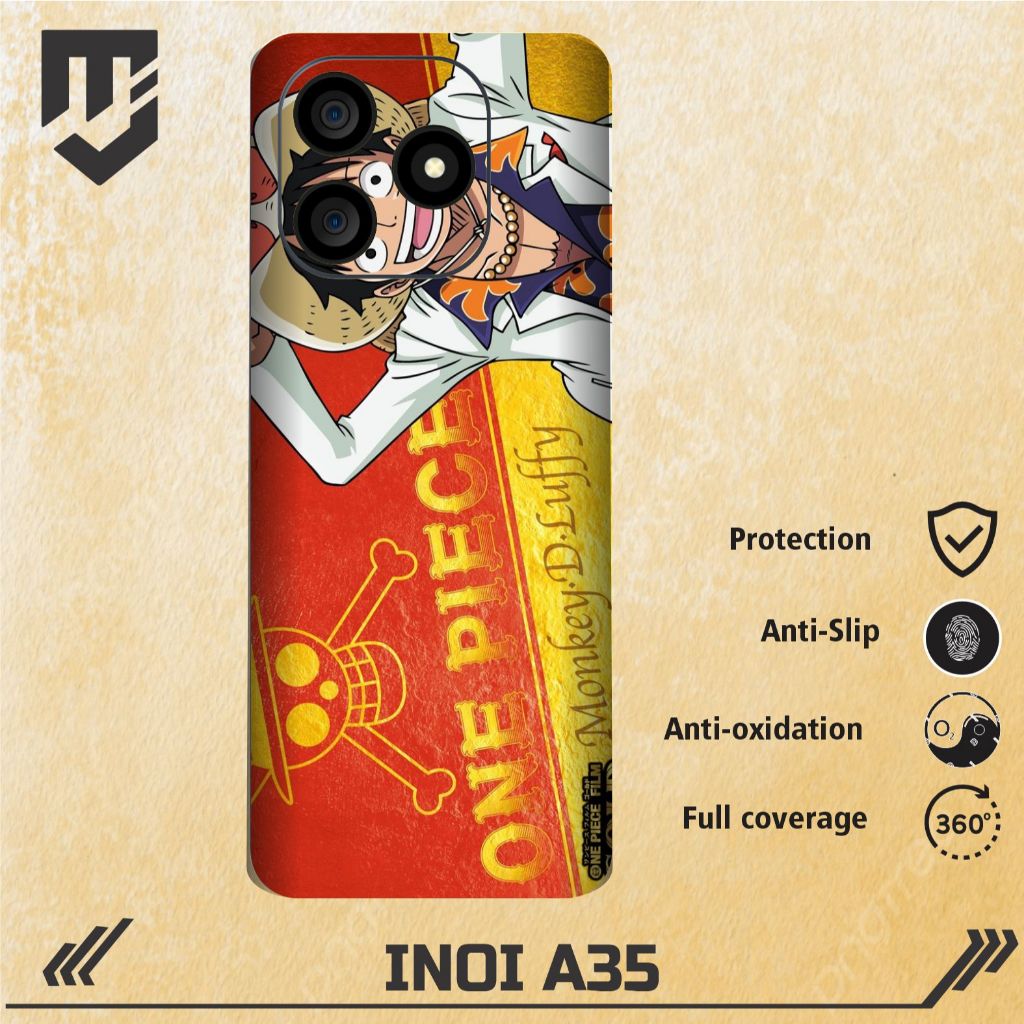 SKIN HANDPHONE INOI A35 2PCS KODE #INO01-05