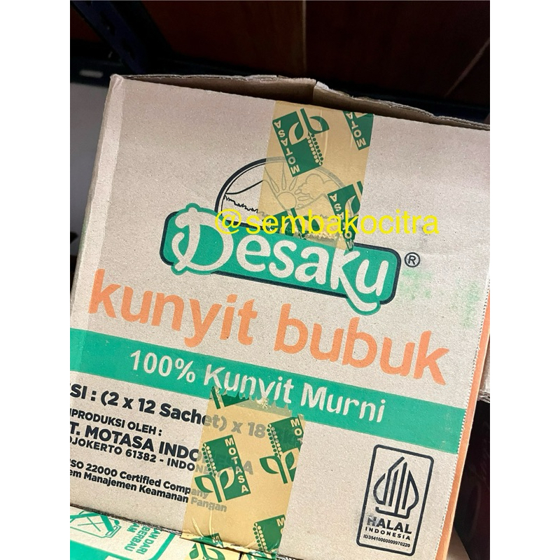 

DESAKU KUNYIT BUBUK 1 DUS / 1 KARTON / DUS