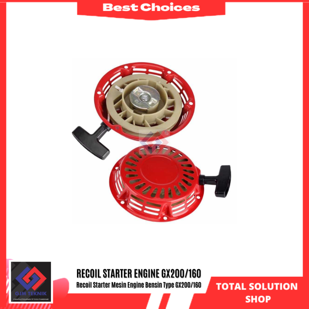 RECOIL STARTER ENGINE GX-160/GX -200