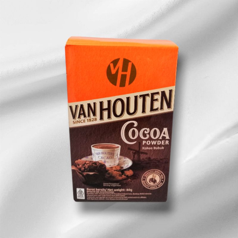 

Coklat bubuk VAN HOUTEN Cocoa Powder kemasan 80gr