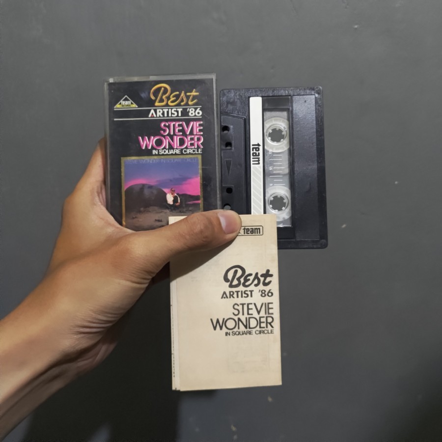 Kaset Pita Stevie Wonder - In Square Circle Team Records