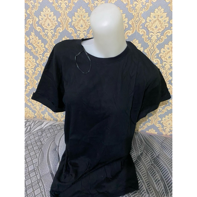 dress kaos h&m cewek