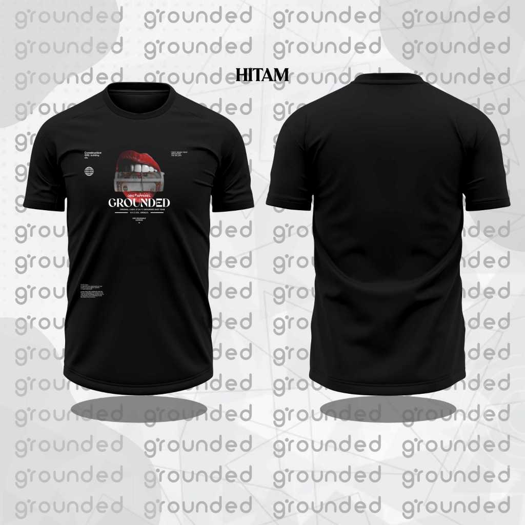 Kaos Pria Distro Keren Original 100% | T-shirt Grounded Mouth