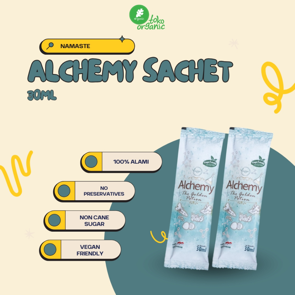 

Namaste Alchemy Sachet (30ml) | Minuman Kesehatan Tradisional, Jamu Siap Minum untuk Immun Tubuh, Minuman Herbal