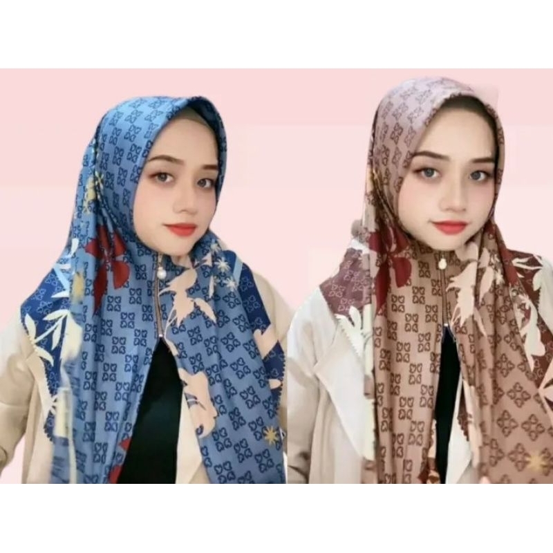 HIJAB ZIPPER RESLETING SEGI 4 PREMIUM