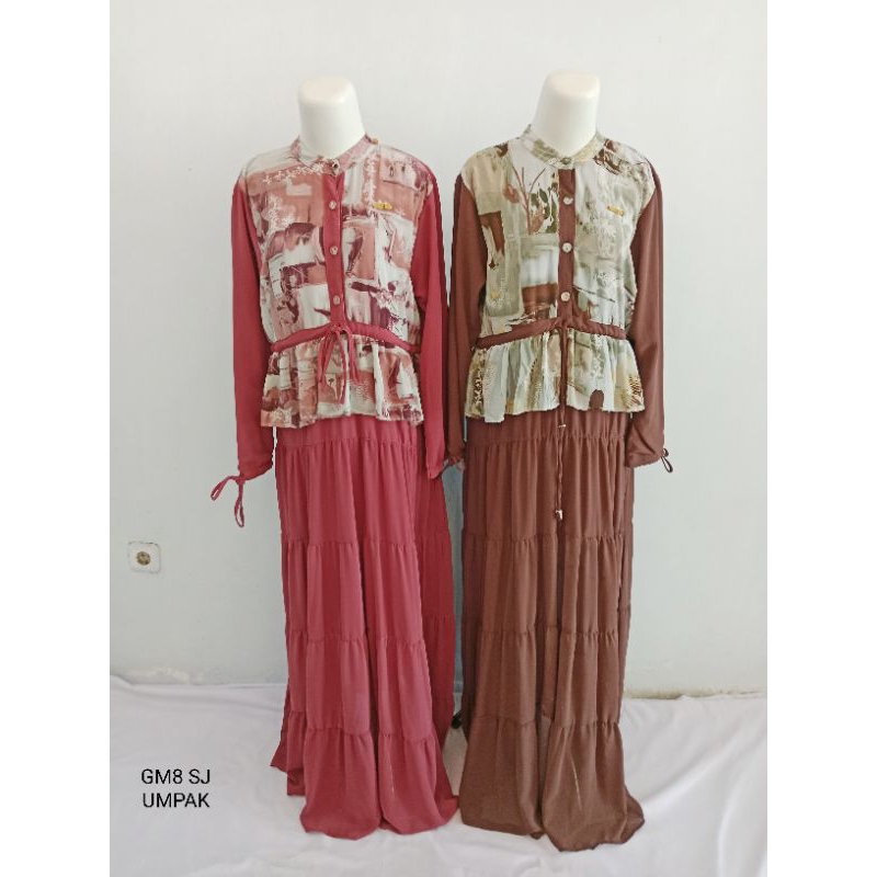 GAMIS WANITA CERUTY MOTIF/GAMIS UMPAK/GM8 SJ UMPAK