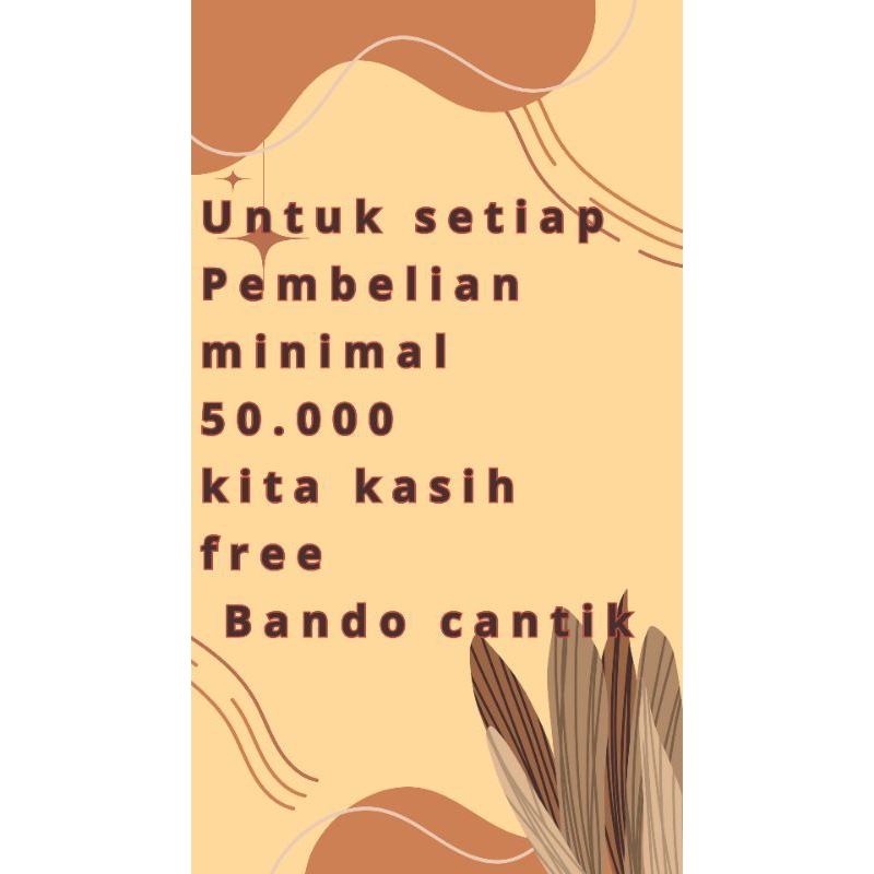 Bando Cristal Korea Wanita Bando Murah Bando Viral