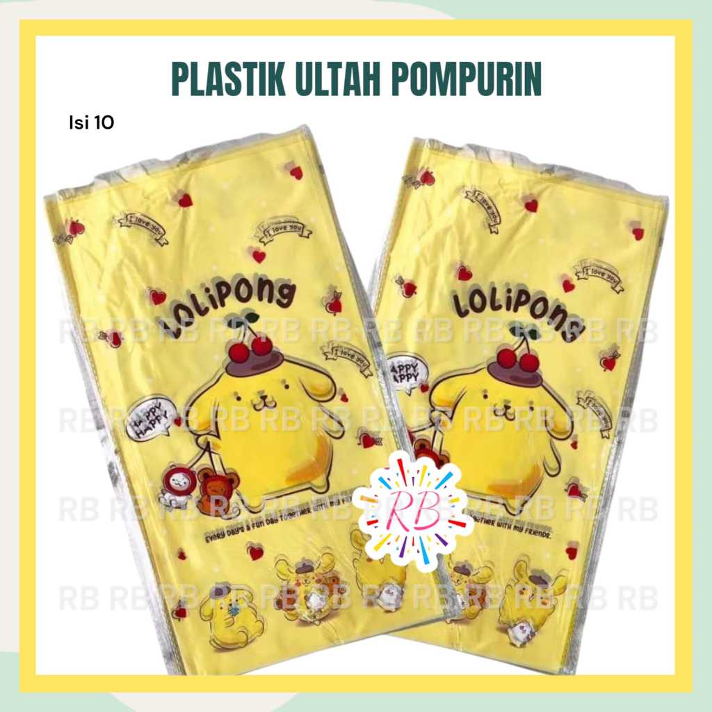 

Plastik Ulang Tahun POMPURIN SANRIO isi 10 / Plastik Ultah Anak Pompurin Ukuran Sedang