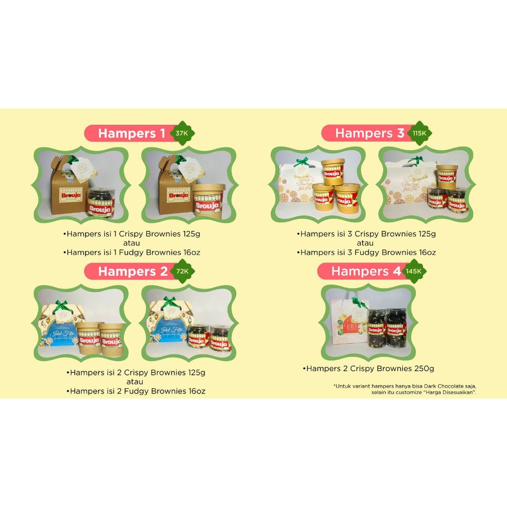 

Hampers Brouja Brownies