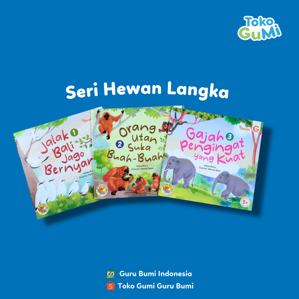 Buku Senter Seri Hewan Langka | Buku Aktivitas Anak