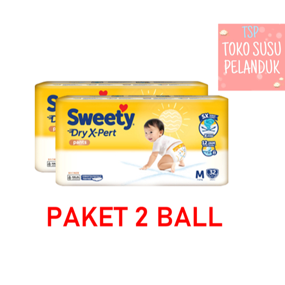 RB7 (PAKET 2 BAL) Sweety DRY EXPERT BRONZE Pants S38 M32 L28 XL24 XXL24