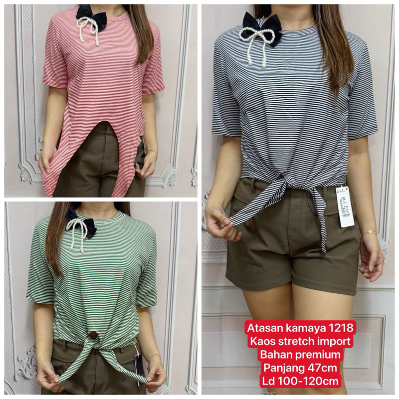 Kaos kamaya 1218 ,Olly Beauty ,kaos kamaya ,KemeiNi,Gebeishang,Coca # Bahan Kaos Stretch #Super Prem