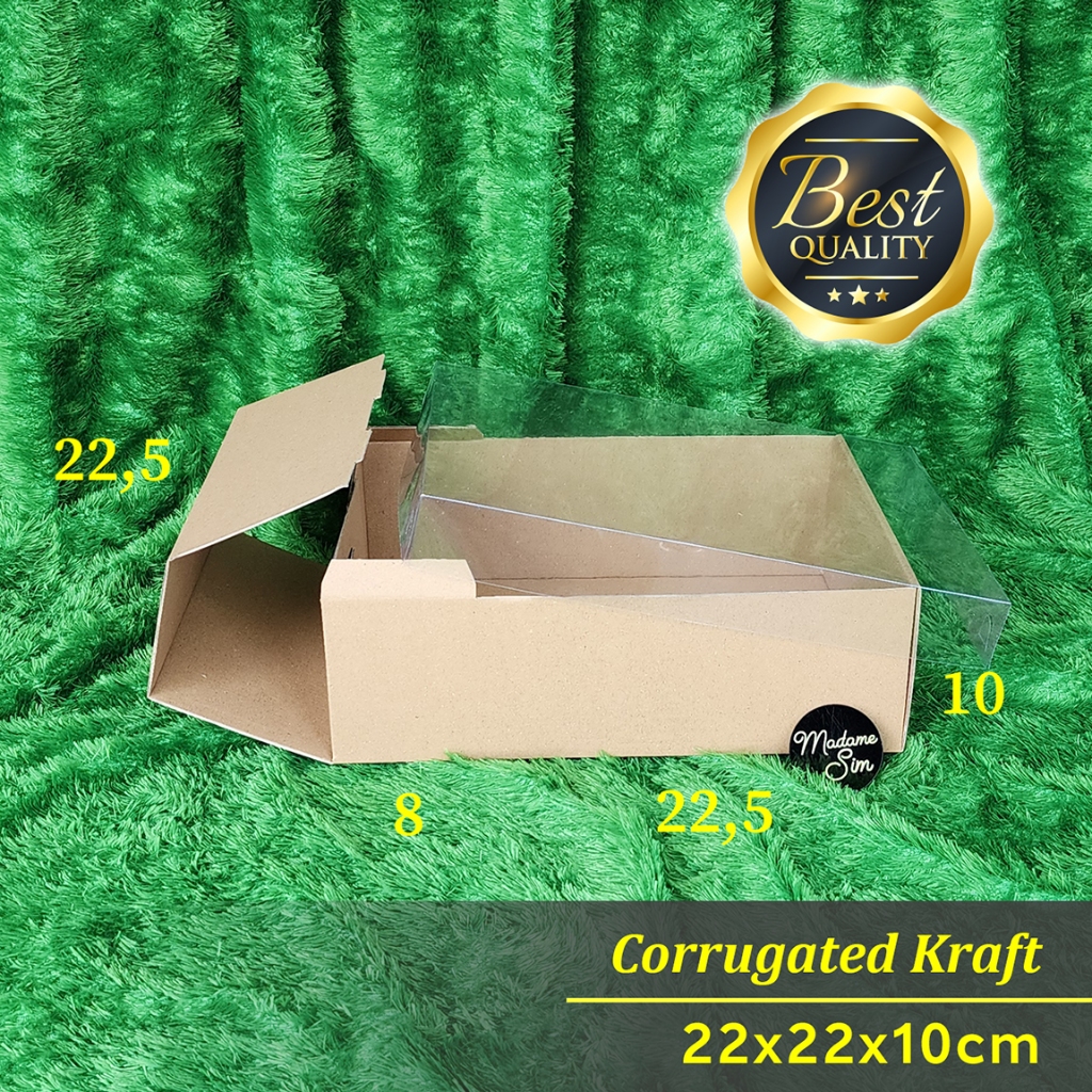 

BOX PUDDING - DUS KUE - KOTAK DESSERT 22x22x10 (ISI : 10 PCS)