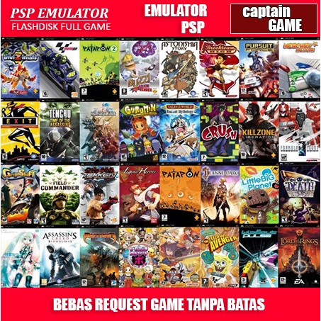 FLASHDISK ISI GAME PSP EMULATOR PC LAPTOP ANDROID