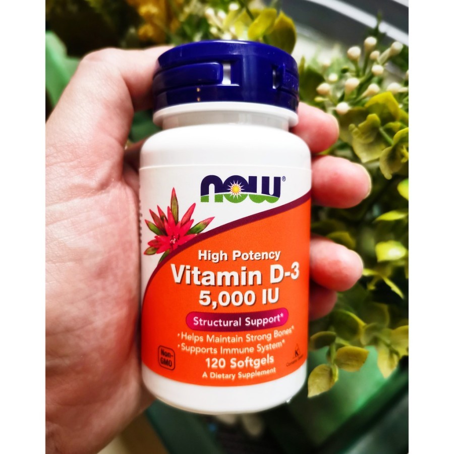 Now Vitamin D3 - original/ Vitamin d3 - 5000IU 120SGL