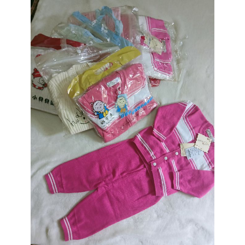 Setelan sweeter rajut knit anak import