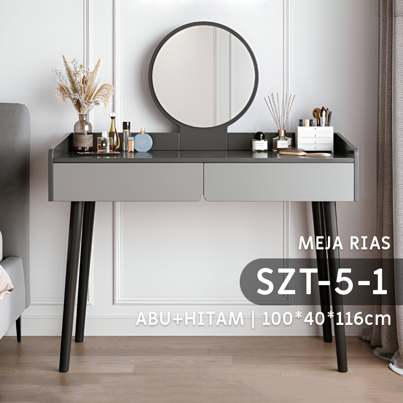 FURNITURE - Meja Kamar - Meja Kamar Aesthetic - Meja Make Up - Meja Rias Minimalis