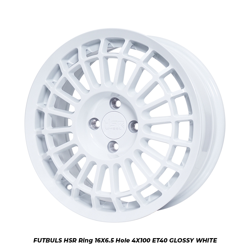 VELG MOBIL RACING WARNA PUTIH RING 16 BRIO,AGYA,SIGRA,YARIS,MARCH,VIOS HSR FUTBULS