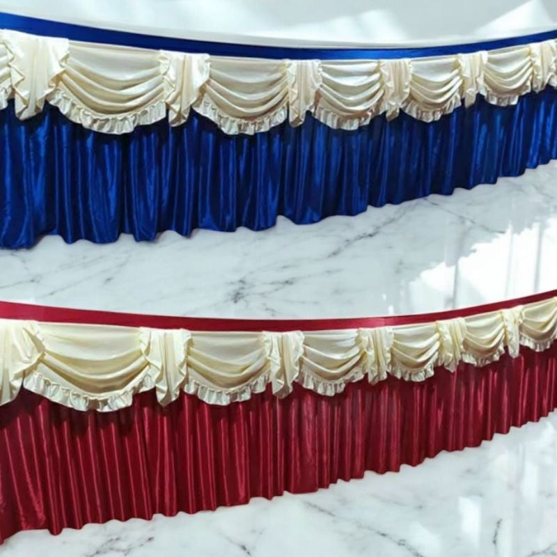 Skirting Meja Prasmanan / Rok Meja / Rempel Meja Renda