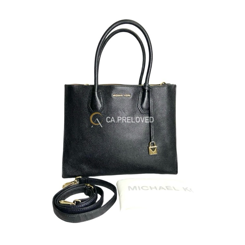 Preloved Michael Kors MK Mercer Accordion Bag