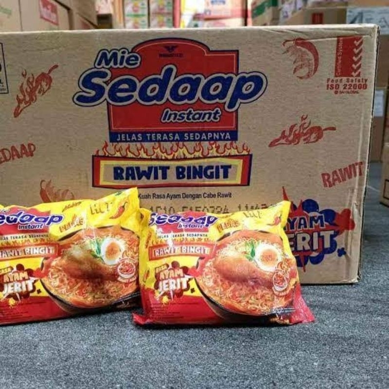 

Mie Sedaap Mie Kuah Rasa Rawit Bingit isi 40 Bungkus / Dus