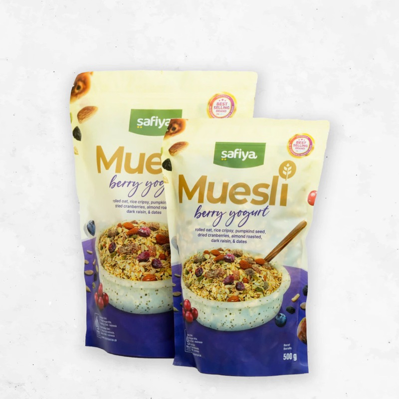 

Muesli Berry Yogurt Safiya 500gram Sereal Sehat cocok untuk Diet / Sereal bernutrisi / Muesli COD Balikpapan / Makanan Diet / makanan sehat
