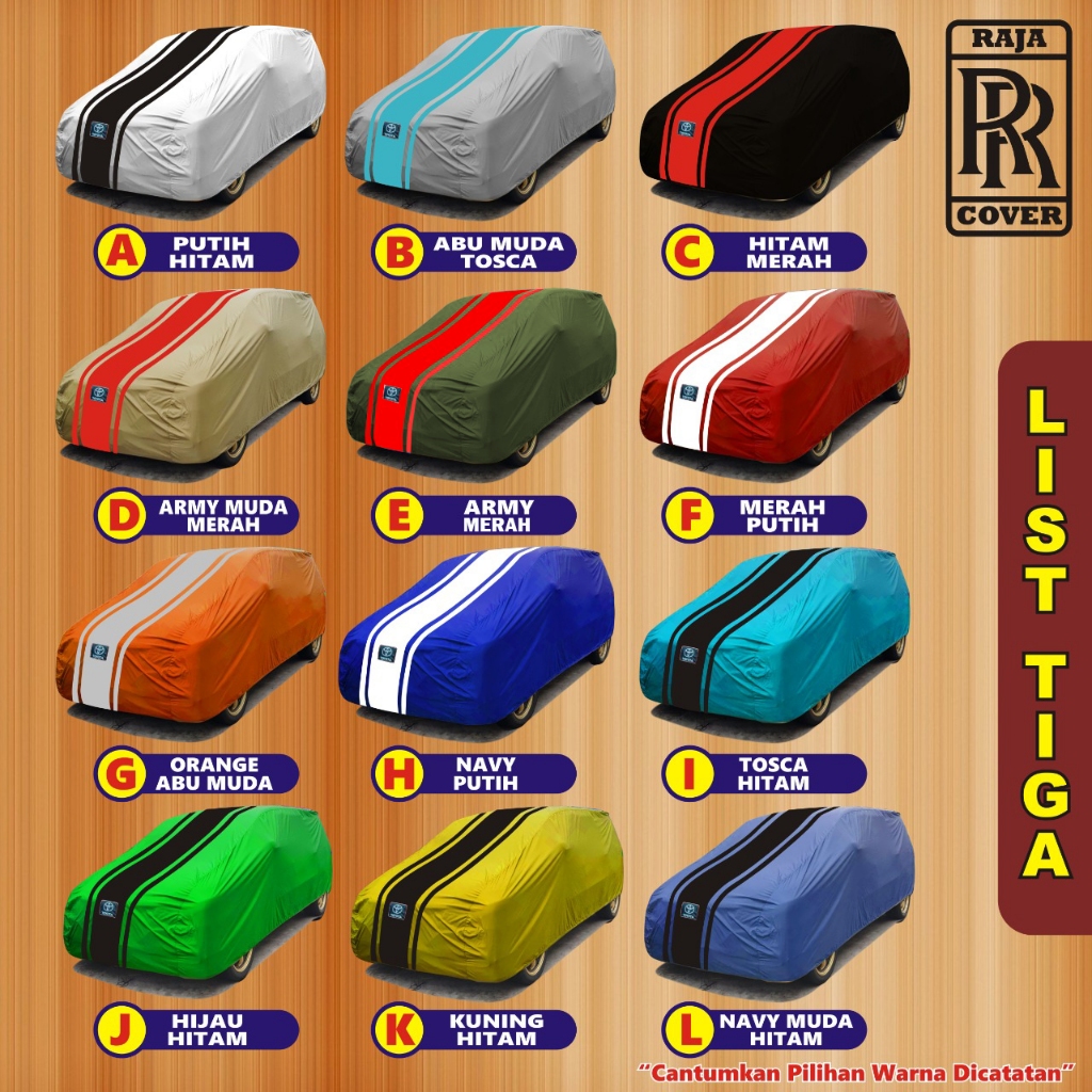 Mikhaeladsport Cover Mobil Outdoor Rush Gr Sport / Rush Gr Anti Air Waterproof, Sarung Mobil,