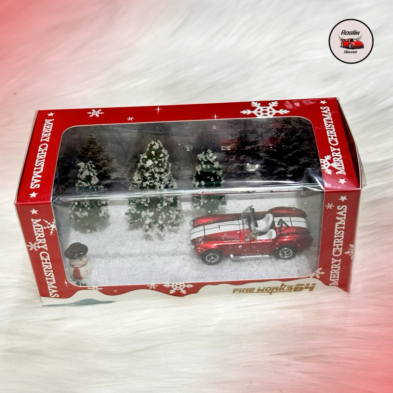 Diecast 1:64 Fineworks Christmas Set Mercedes Shelby 427