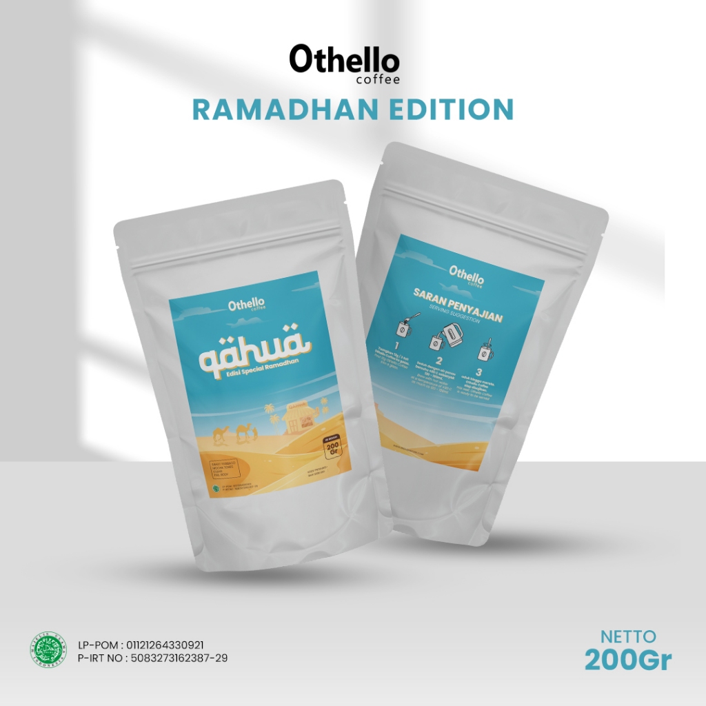

Othello Coffee - Robusta Qahua Special Ramadhan 200Gram