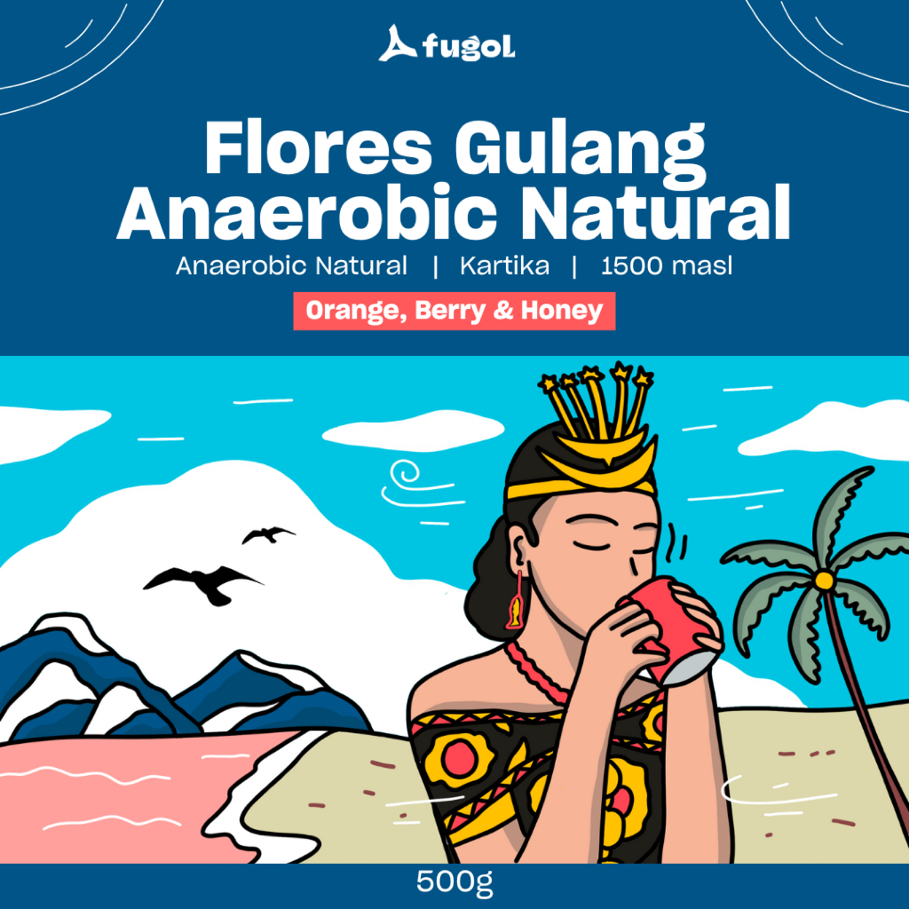 

Biji Kopi Arabika FLORES GULANG MANGGARAI ANAEROBIC NATURAL (500 gram) Specialty Coffee Beans Arabica