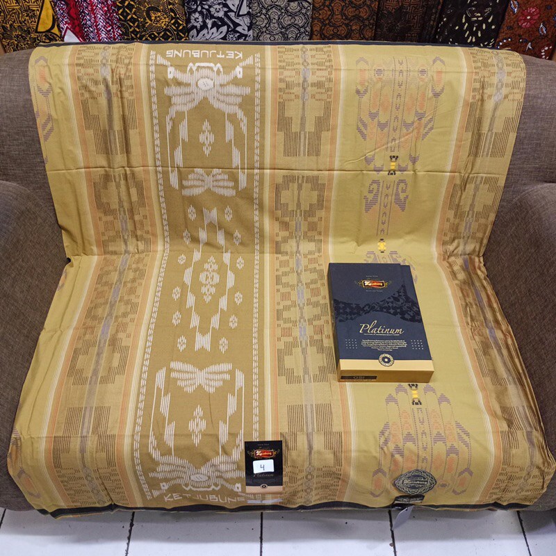 SARUNG SONGKET PLATINUM KETJUBUNG 100% ORI