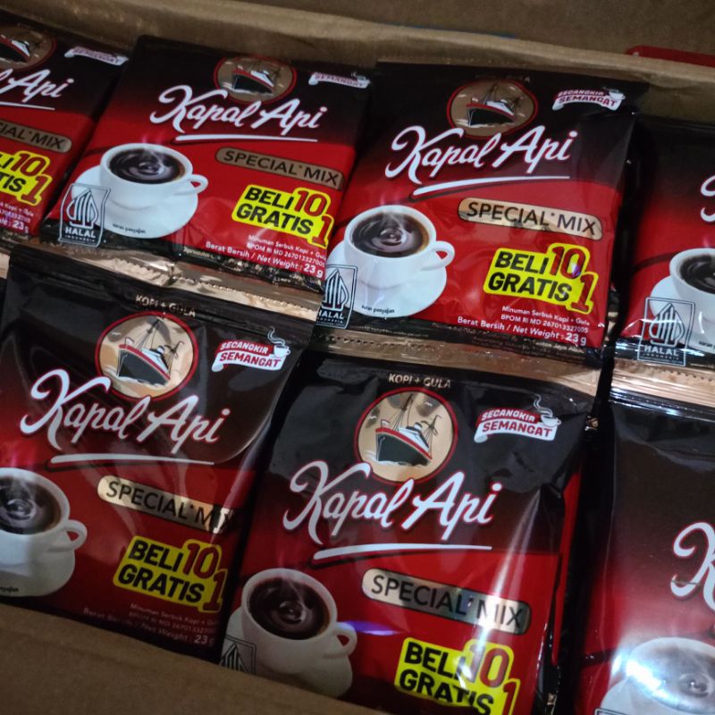 

Kapal Api Special Mix 1 Renceng isi 10 x 23gr