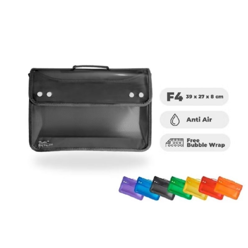 

BRIEFBAG Warna ukuran F4 kancing 4