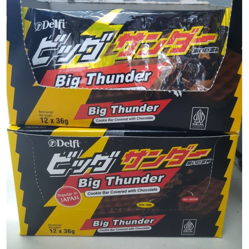 

DELFI YURAKU BLACK BIG THUNDER 36GR 1BOX ISI 12 PCS