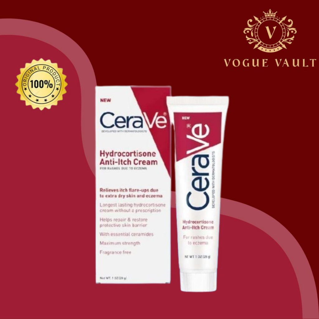 VOGUE VAULT - CRV HYDROCORTISONE ANTI-ITCH CREAM