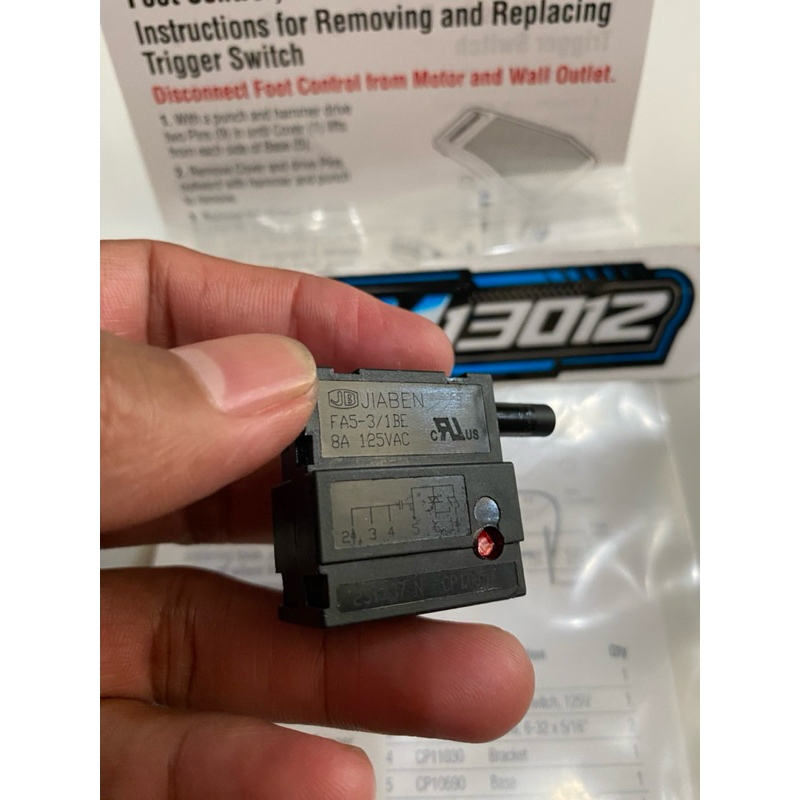 DIMMER POTENSIO PEDAL FOREDOM USA ORIGINAL