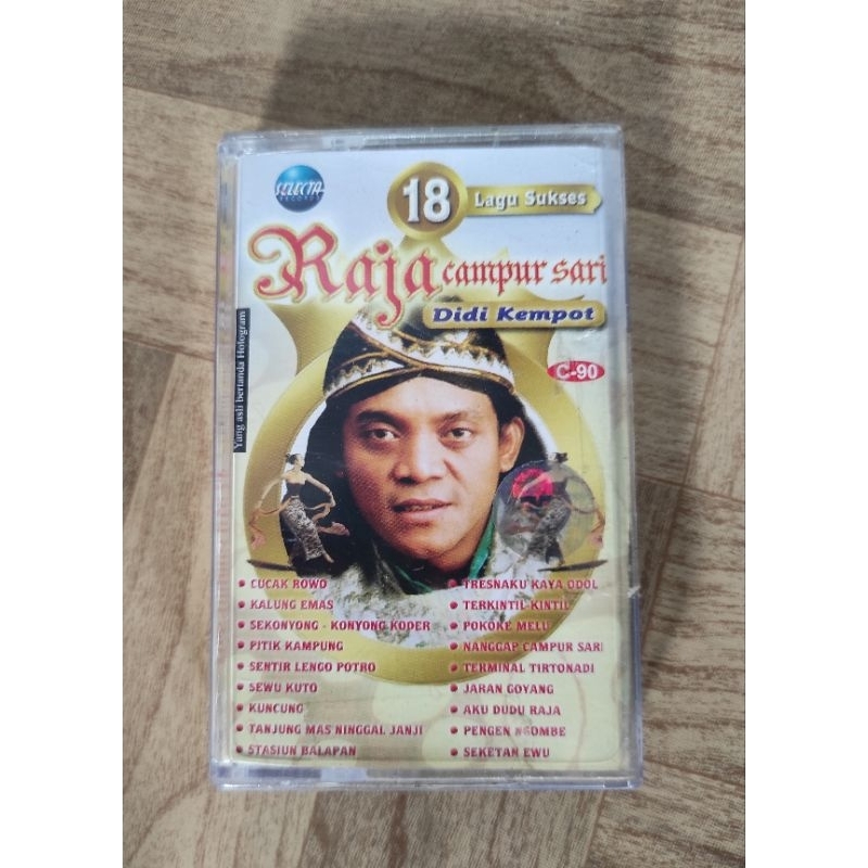 kaset pita 18 lagu sukses RAJA campur sari"DIDI KEMPOT"
