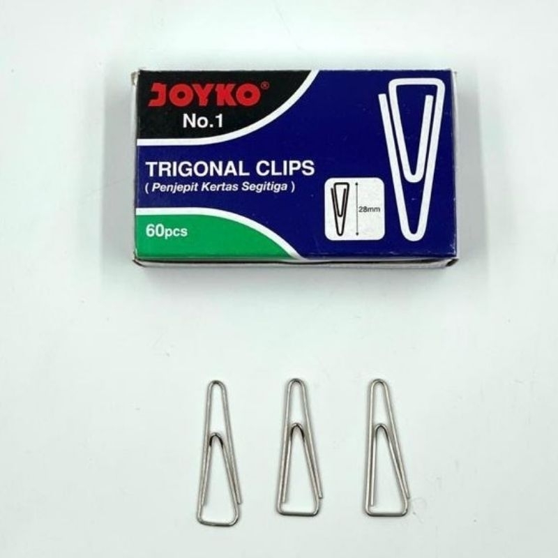 

paper clip merk joyko penjepit kertas klip kertas penempel kertas (1 kotak )