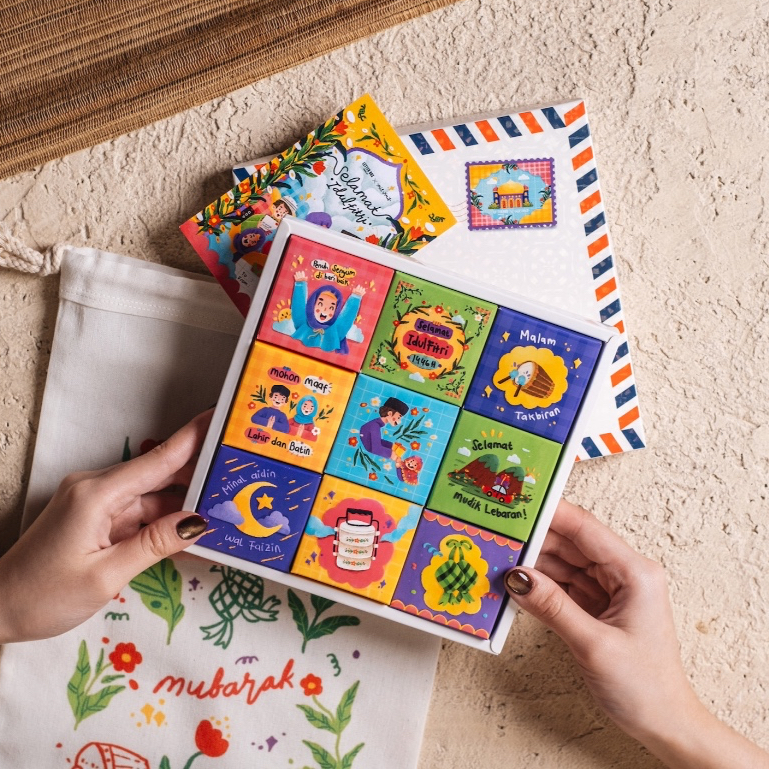 

Hadiah Hampers Lebaran coklat box - Letter Box Chocolate Lebaran