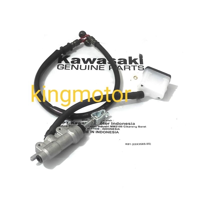 master rem set+selang rem belakang kawasaki klx, dtracker