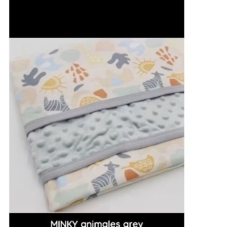 YOBO Baby Blanket ( Minky/ emboss)  Selimut Kaos Bayi / Kado Bayi