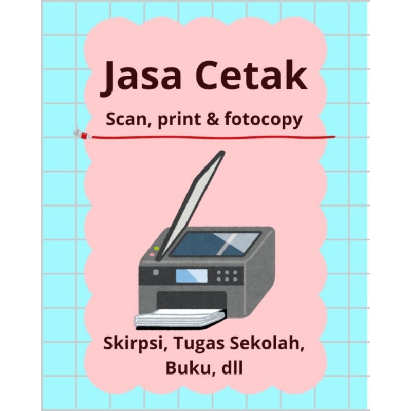 

Cetak / Print Tugas Sekolah, Skripsi, Tesis, Laporan, Dokumen dll