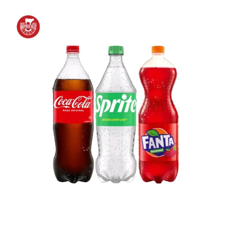 

Minuman bersoda sprite fanta 1 liter