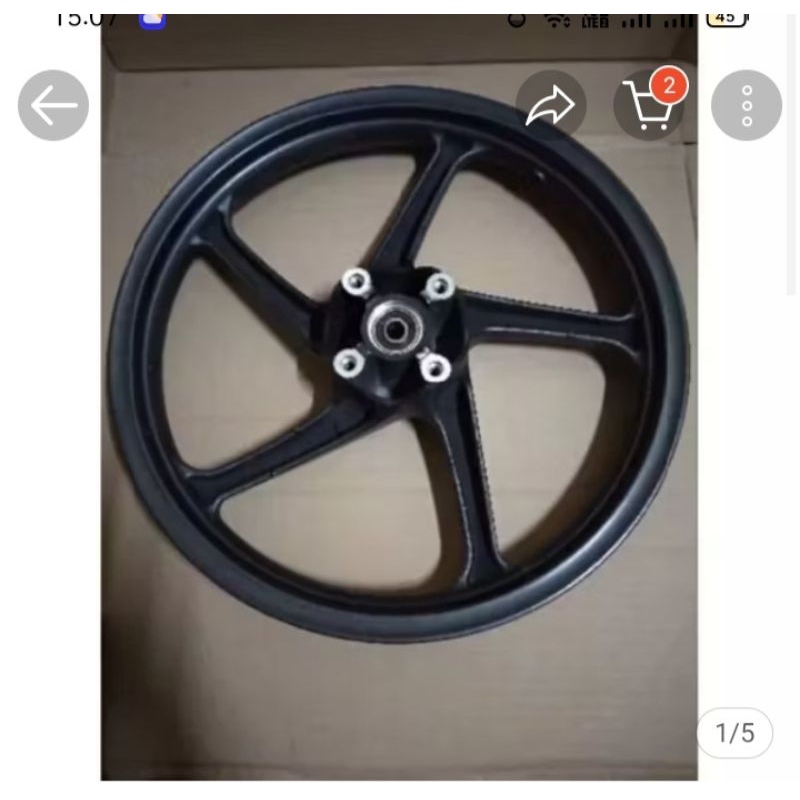 pelek depan Honda beat fi Scoopy karbu