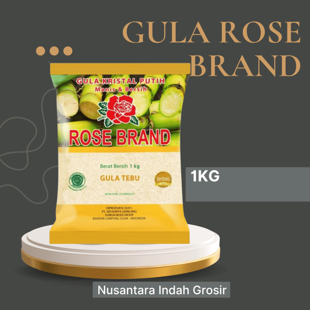 

Gula Premium Rosebrand kuning paket Hemat 10 Kg - 20kg
