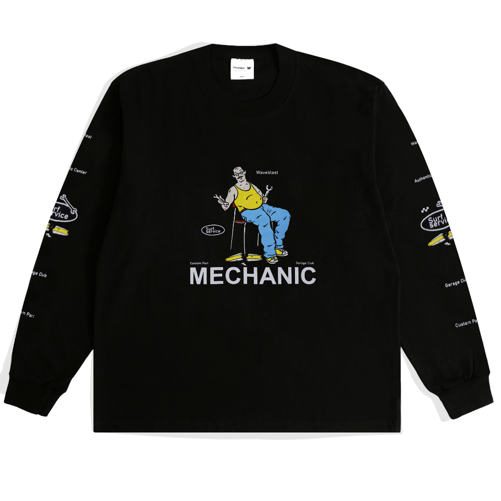 Waveblast Longsleeve - Mechanic Black